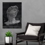 Wallity Cuadro Decorativo de Vidrio Templado Multicolor 70 x 100 cm